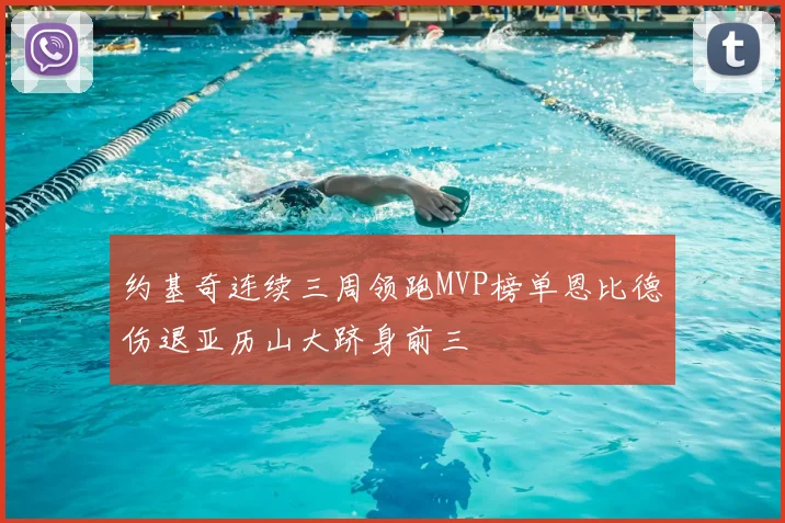 约基奇连续三周领跑MVP榜单恩比德伤退亚历山大跻身前三