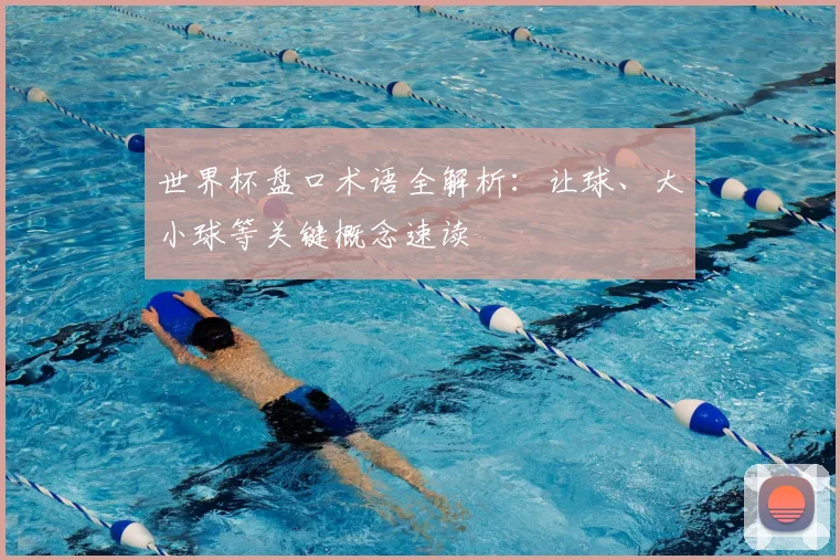 世界杯盘口术语全解析:让球、大小球等关键概念速读